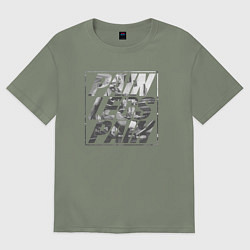 Женская футболка оверсайз Legs day