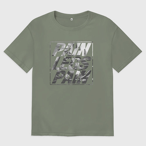 Женская футболка оверсайз Legs day / Авокадо – фото 1