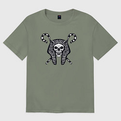 Футболка оверсайз женская Dead pharaoh, цвет: авокадо