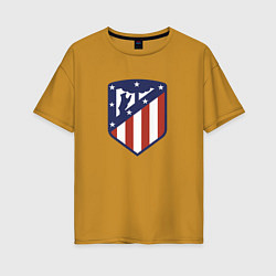 Женская футболка оверсайз Atletico Madrid FC