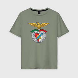 Женская футболка оверсайз Benfica club