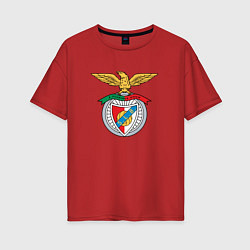 Футболка оверсайз женская Benfica club, цвет: красный