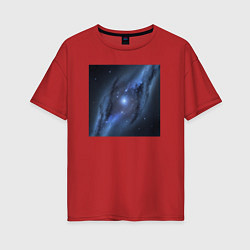 Женская футболка оверсайз Космический путь