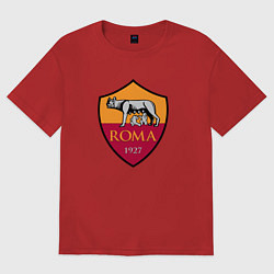 Футболка оверсайз женская Roma sport fc, цвет: красный