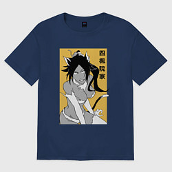 Футболка оверсайз женская Йоруичи, цвет: тёмно-синий