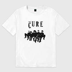 Футболка оверсайз женская The Cure - A Band, цвет: белый
