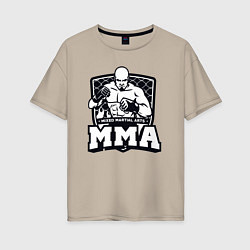 Женская футболка оверсайз Mixed martial arts