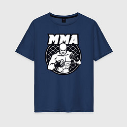 Женская футболка оверсайз Warrior MMA