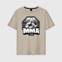 Женская футболка оверсайз MMA club