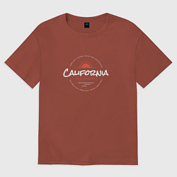 Женская футболка оверсайз California venice beach