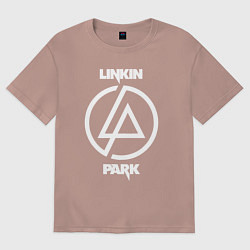 Женская футболка оверсайз Linkin Park logo