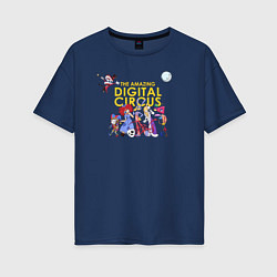 Женская футболка оверсайз The Amazing Digital Circus