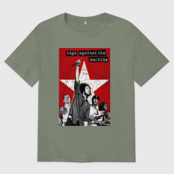 Женская футболка оверсайз Rage Against the Machine - group