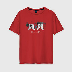 Женская футболка оверсайз Depeche Mode - Memento mori tour merch