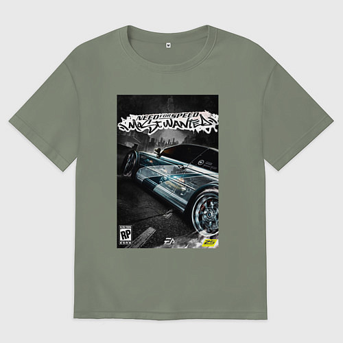 Женская футболка оверсайз Most wanted - BMW / Авокадо – фото 1