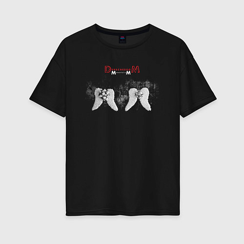 Женская футболка оверсайз Depeche Mode memento mori / Черный – фото 1
