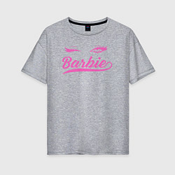 Женская футболка оверсайз Barbie blink