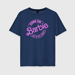 Женская футболка оверсайз Party Barbie