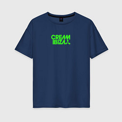 Женская футболка оверсайз Cream Ibiza