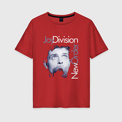 Женская футболка оверсайз Joy Division - Ian Curtis