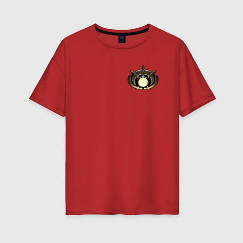 Женская футболка оверсайз Command & Conquer: Generals GLA / Красный – фото 1