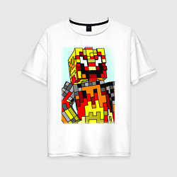 Женская футболка оверсайз Desondra2024 In Minecraft