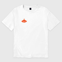 Футболка оверсайз женская Burmese Ghouis, цвет: белый