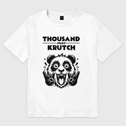 Женская футболка оверсайз Thousand Foot Krutch - rock panda