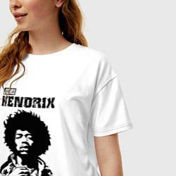 Футболка оверсайз женская Johnny Allen Hendrix, цвет: белый — фото 2