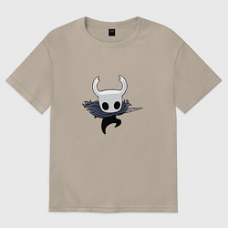 Футболка оверсайз женская Маленький рыцарь Hollow Knight, цвет: миндальный