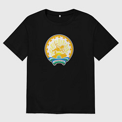 Женская футболка оверсайз Республика Башкортостан