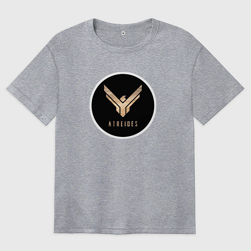 Женская футболка оверсайз Дом Атрейдесов из Дюна / Меланж – фото 1