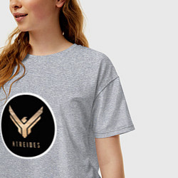 Футболка оверсайз женская Дом Атрейдесов из Дюна, цвет: меланж — фото 2