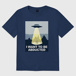 Женская футболка оверсайз Хочу чтобы меня похитили