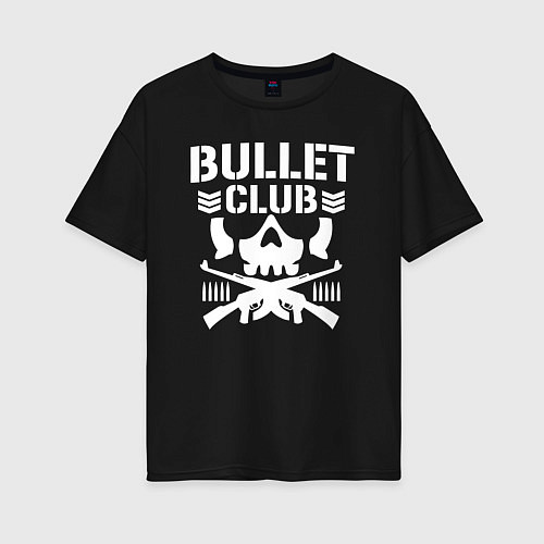 Женская футболка оверсайз Bullet Club / Черный – фото 1