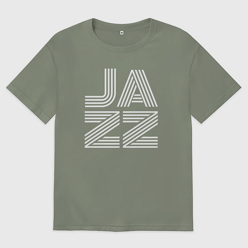 Женская футболка оверсайз Jazz vibe / Авокадо – фото 1