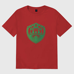 Женская футболка оверсайз Логотип Рыцарского замка