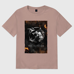 Женская футболка оверсайз The Witcher - Logo