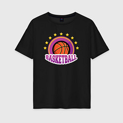 Женская футболка оверсайз Basket stars