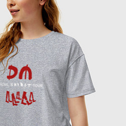 Футболка оверсайз женская Depeche Mode - Spirit shirt, цвет: меланж — фото 2