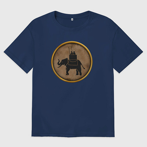 Женская футболка оверсайз Мятежники-карфагеняне Rome: Total War / Тёмно-синий – фото 1