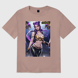 Женская футболка оверсайз Akali Kda League Of Legends