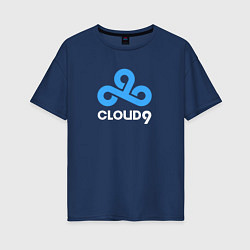 Женская футболка оверсайз Cloud9 - pattern