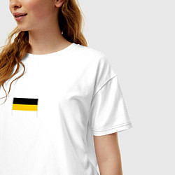 Футболка оверсайз женская Rus empire minimalism, цвет: белый — фото 2