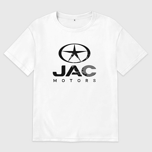 Женская футболка оверсайз Jac - logo / Белый – фото 1