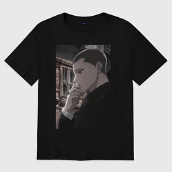 Футболка оверсайз женская Ведьма и чудовище Ашаф, цвет: черный