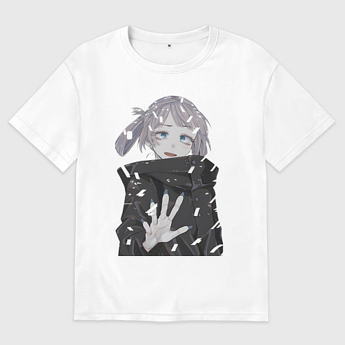 Женская футболка оверсайз Надзуна Нанакуса / Белый – фото 1