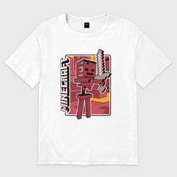 Женская футболка оверсайз Minecraft the game of gamers