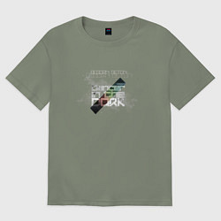 Женская футболка оверсайз Beborn Beton - Dancer in the dark