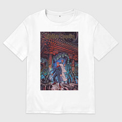 Футболка оверсайз женская Магическая битва Юдзи Итадори Сукуна Рёмэн, цвет: белый